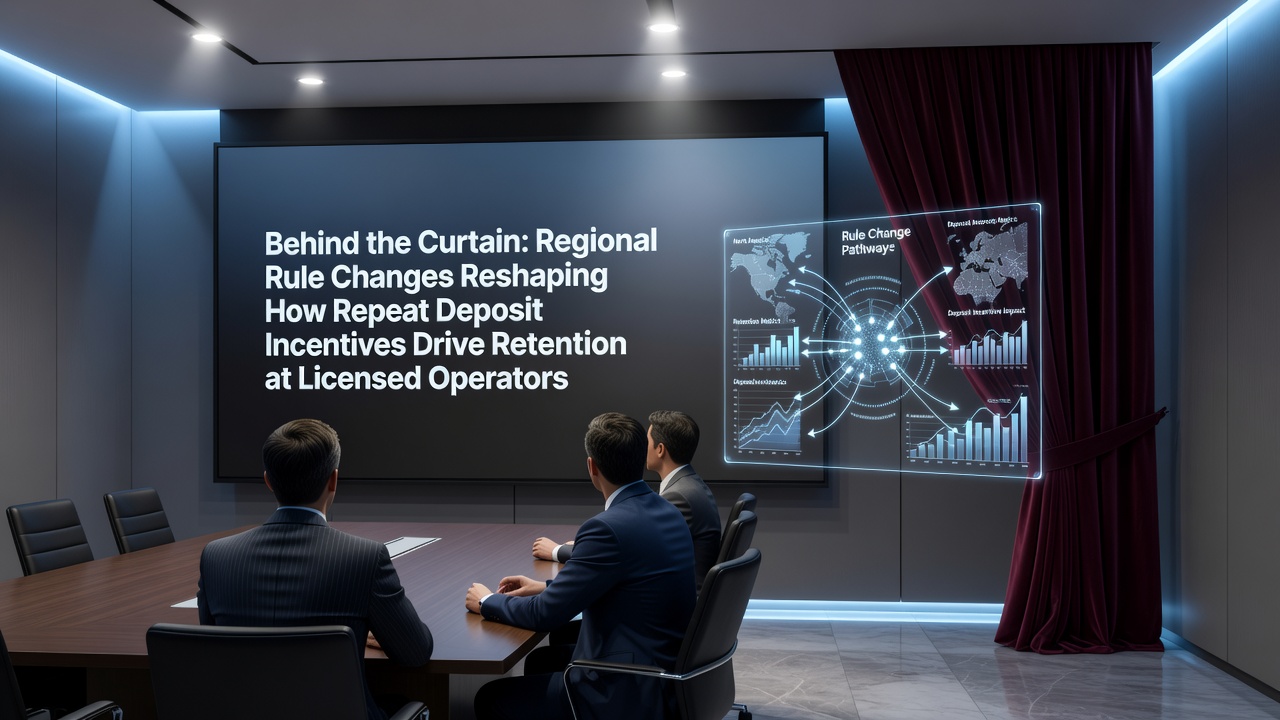Regional regulatory documents and casino operator dashboards displaying updated deposit incentive structures