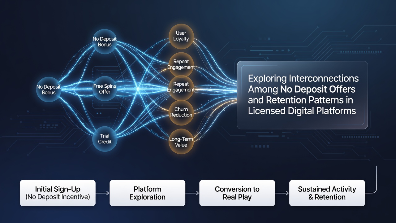 Data visualizations of retention metrics connected to no deposit promotions