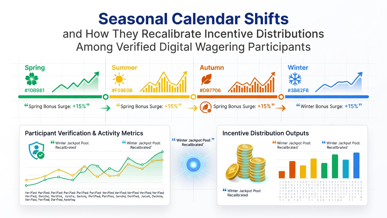Digital wagering interface showing seasonal bonus adjustments and calendar timelines for verified participants